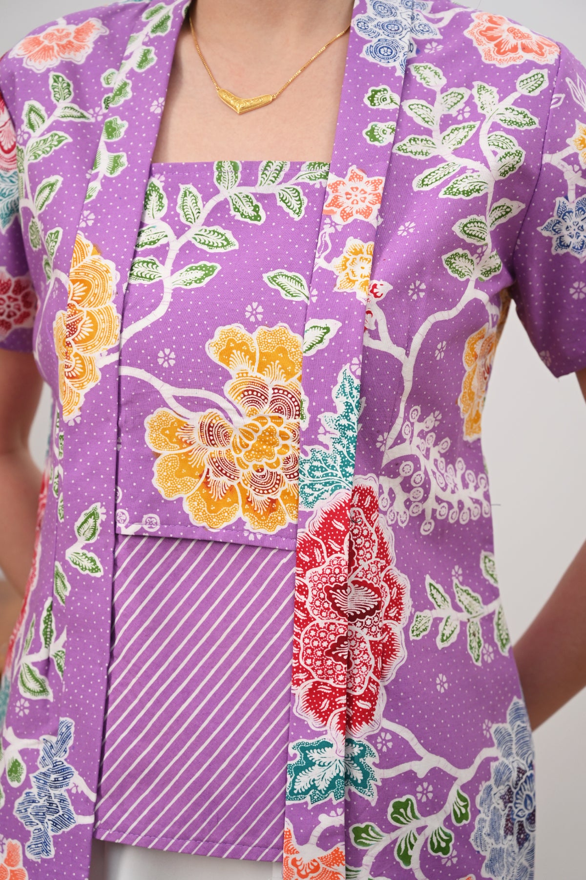 Kebaya Simbok Encim Purple T5632