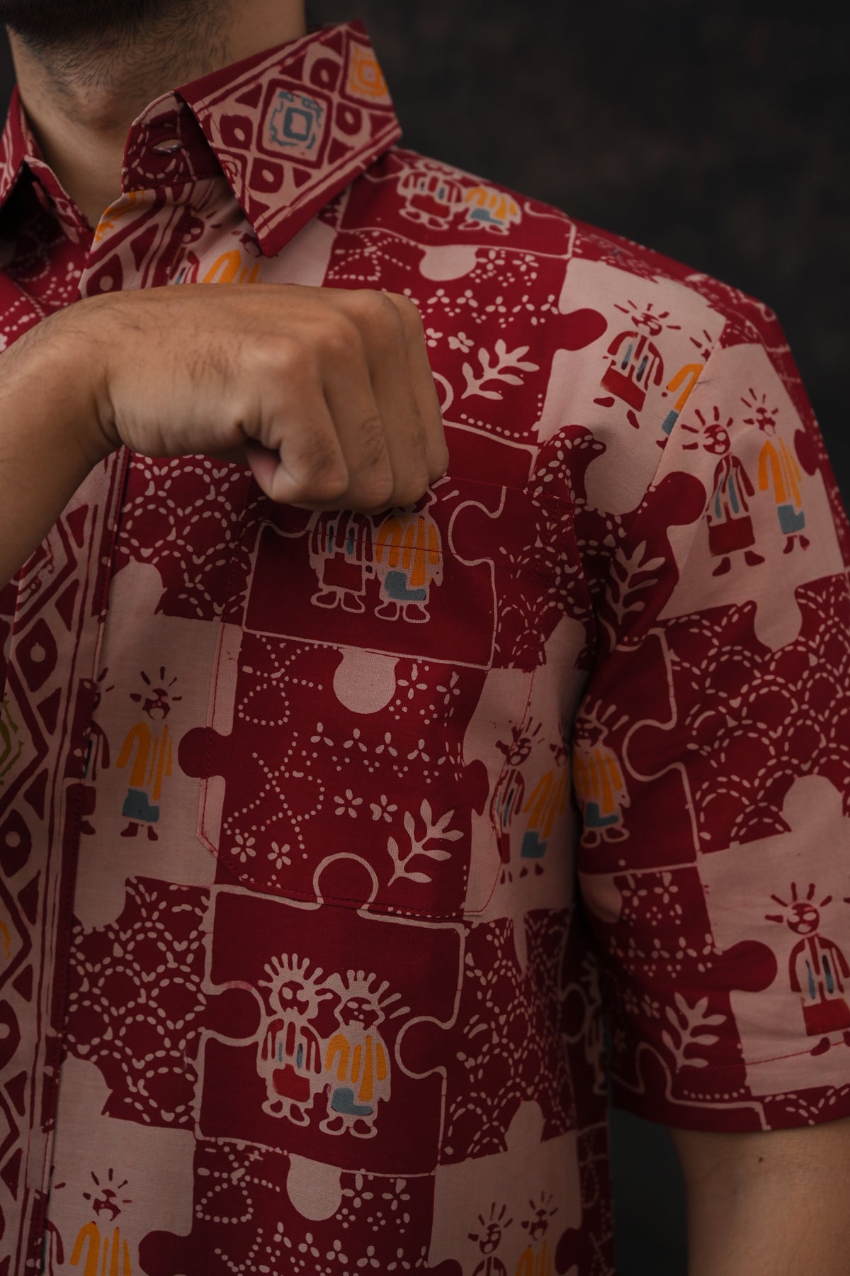 Ondel Puzzle Red M0380