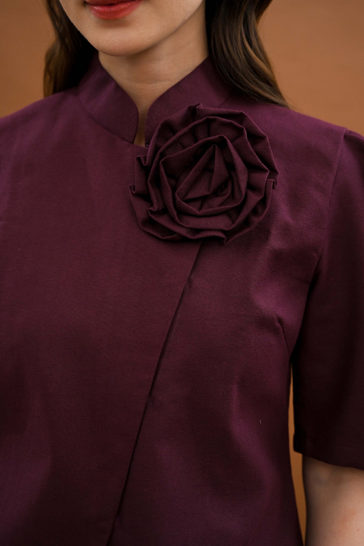 Cahaya Basic Burgundy T5525