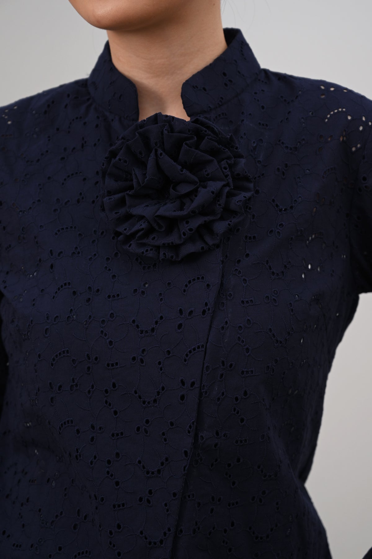 Cahaya Long Basic Navy T5585