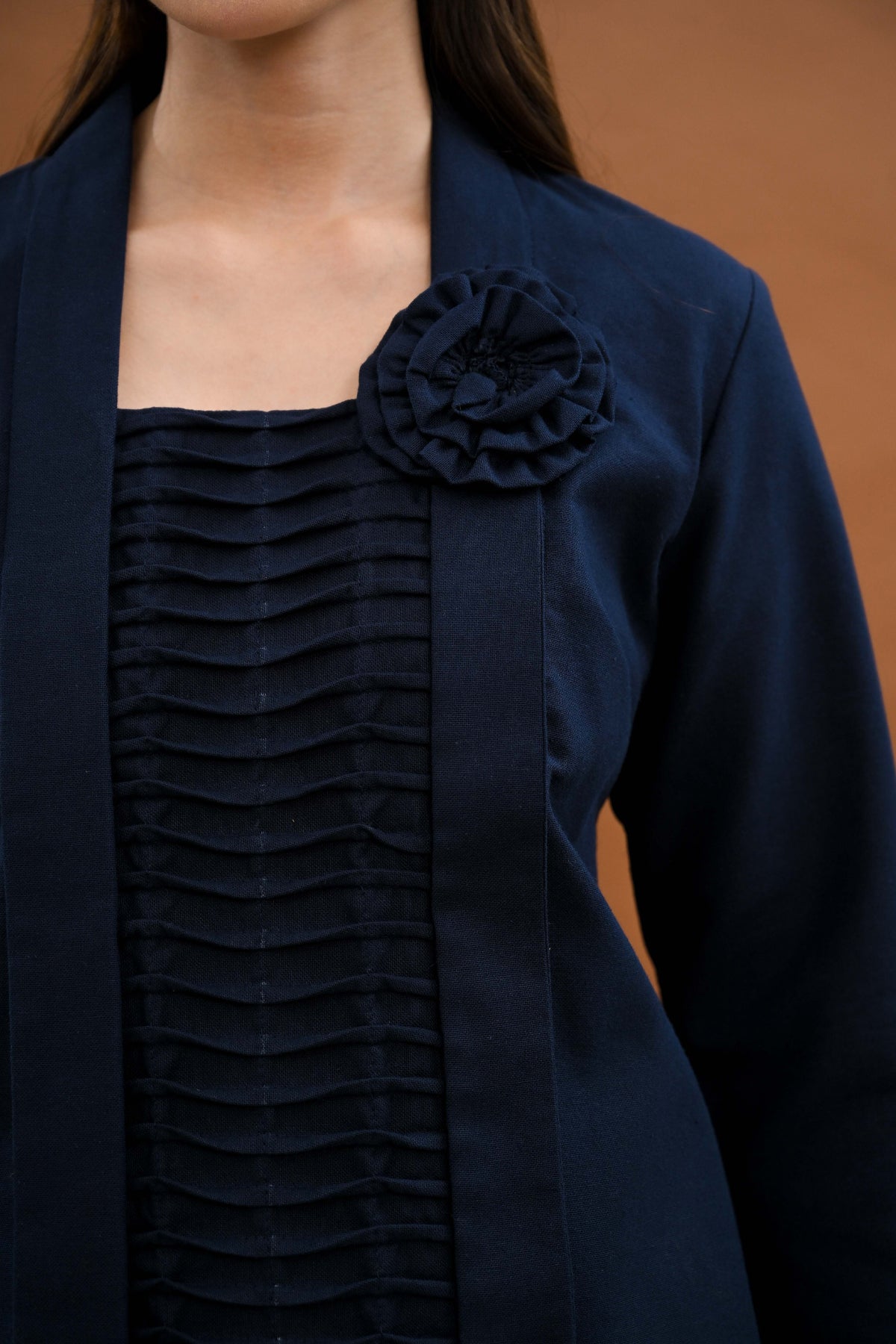 Kebaya Opnaisel Basic Blue T5530