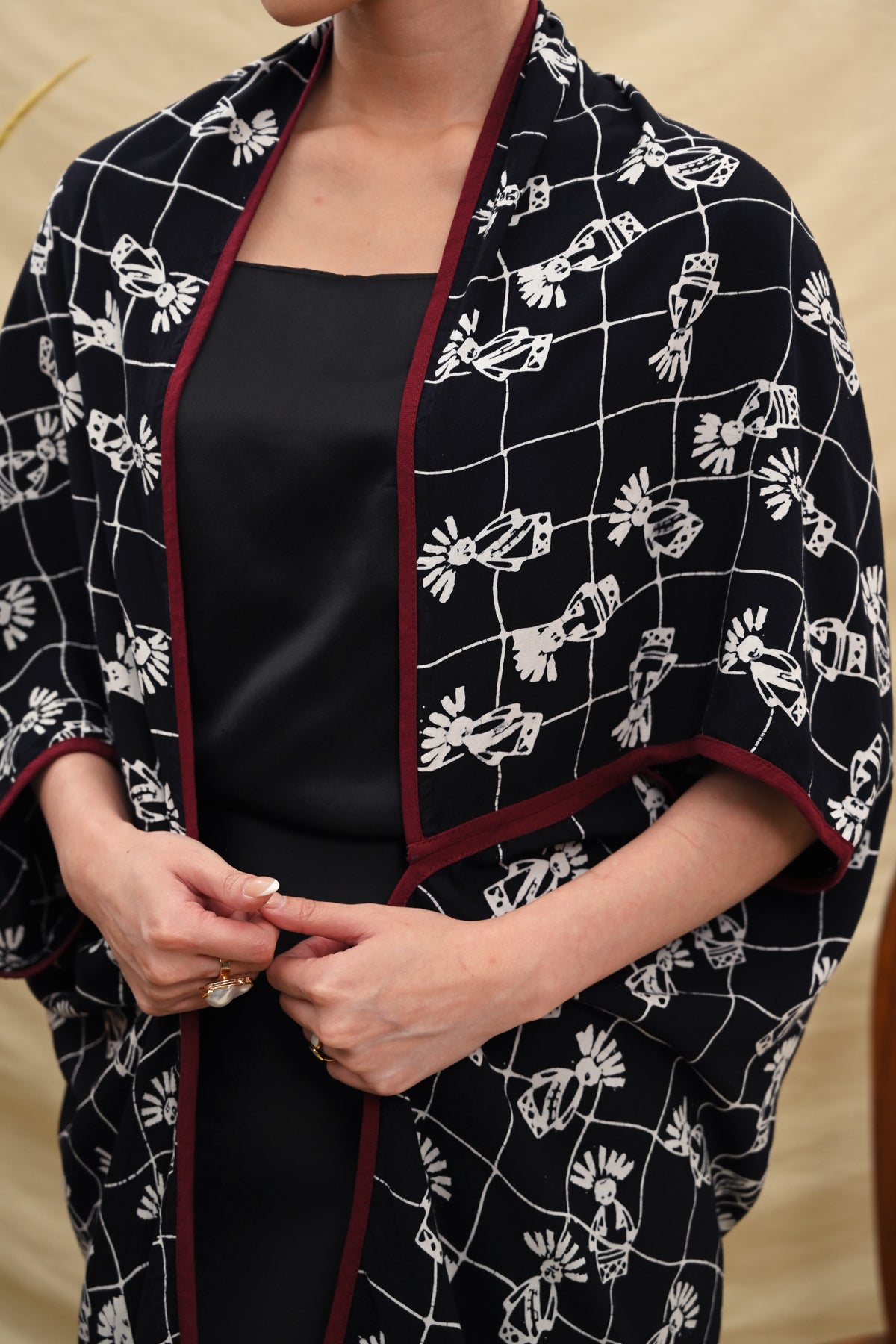 Outer Rayon Black Betawi T5692