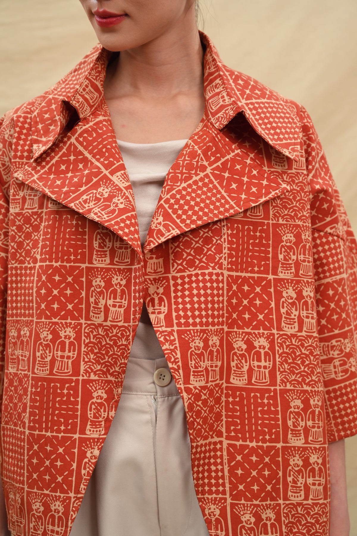 Olga Garut Orange Betawi T5679