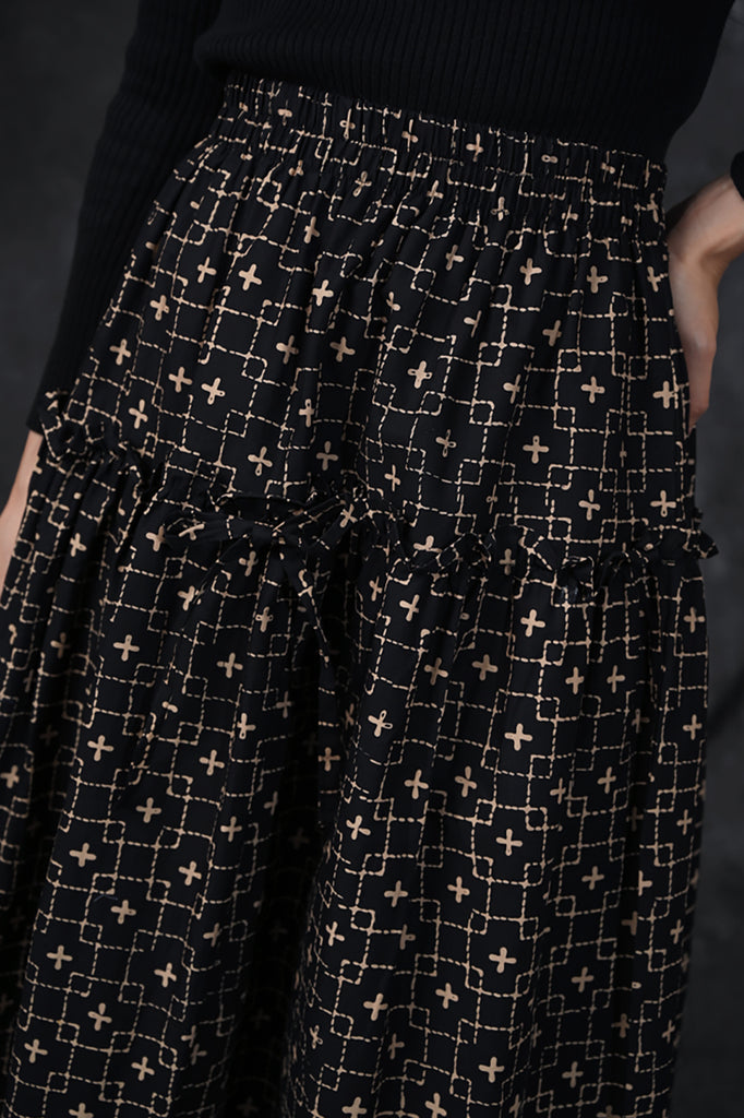 Karenza Skirt Garut Cemani P0551