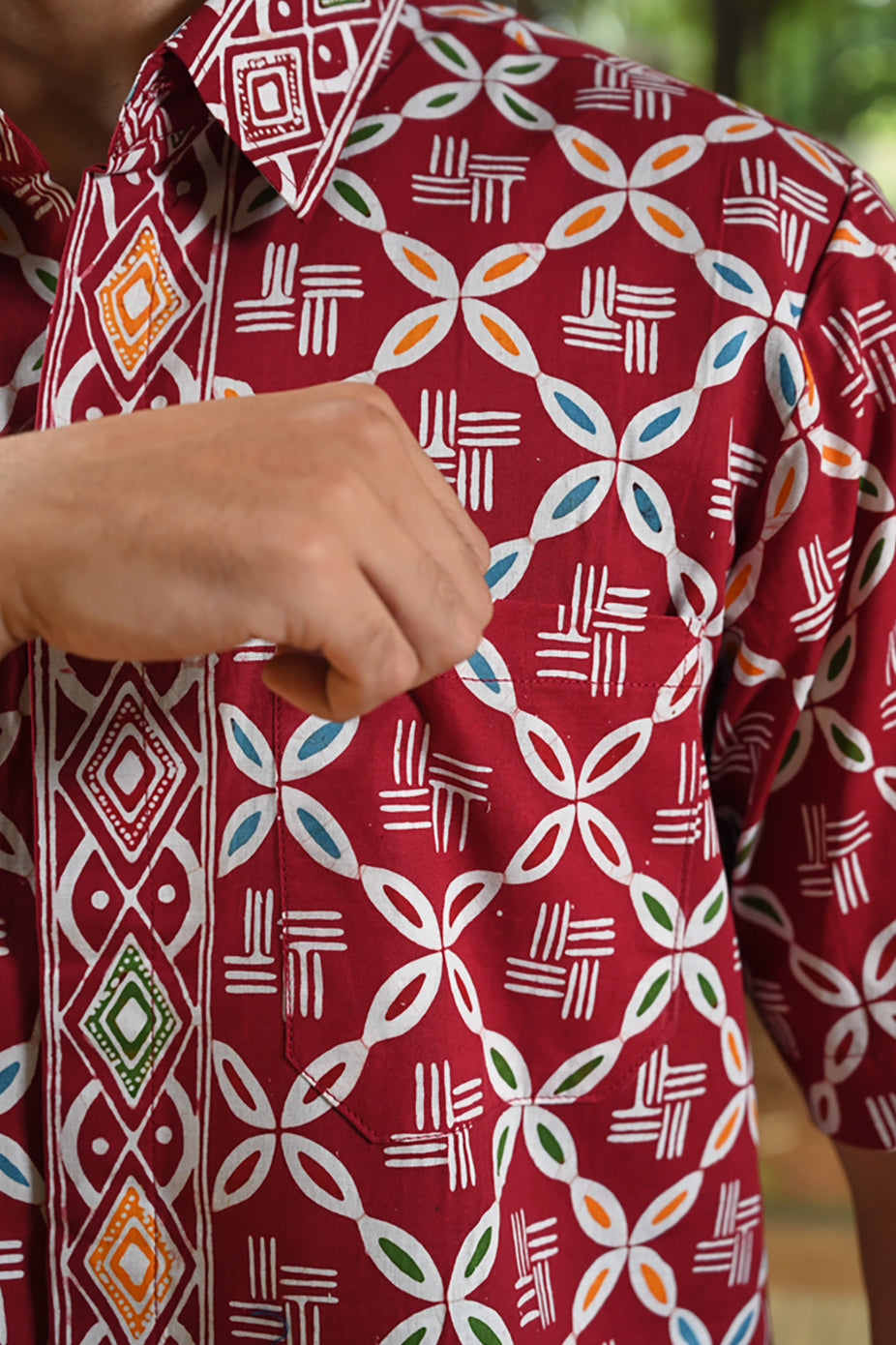 Banara Wonogiren Red Short M0293