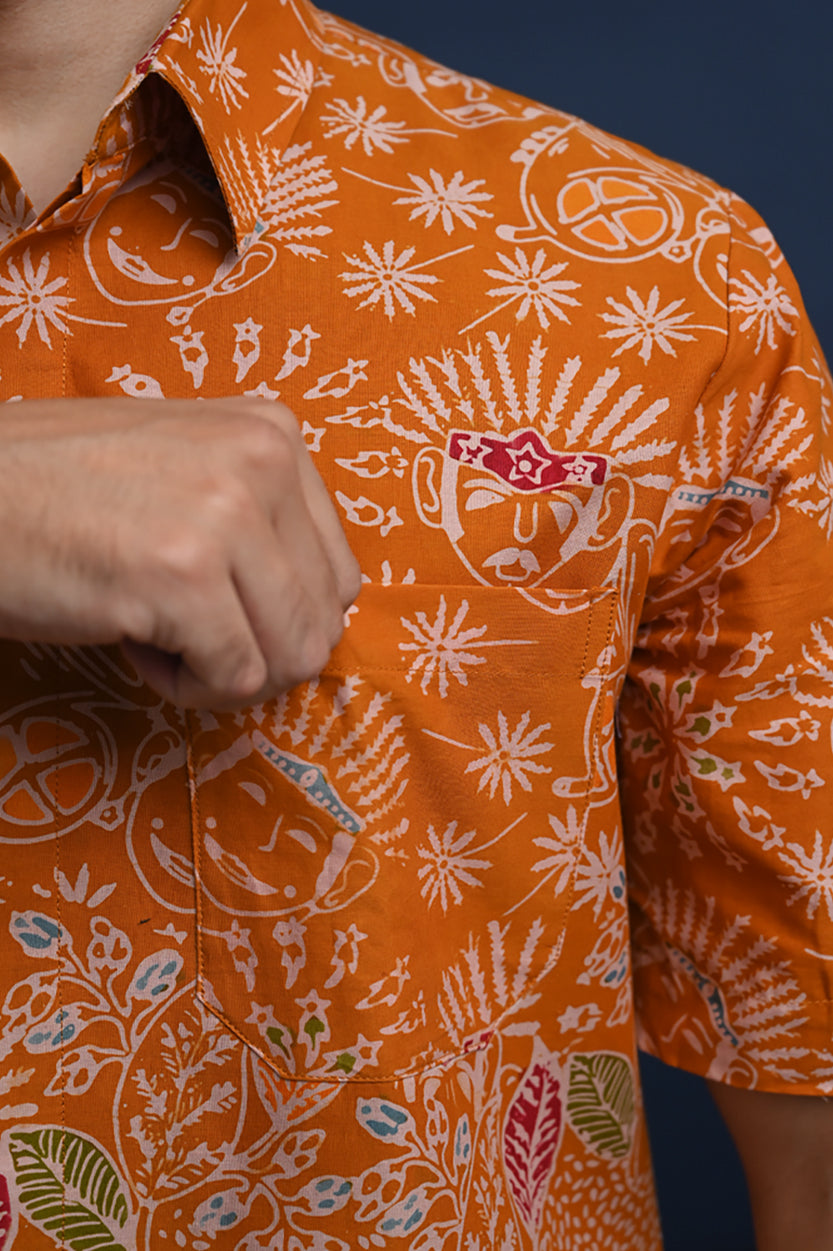 Betawi Orange Short M0300