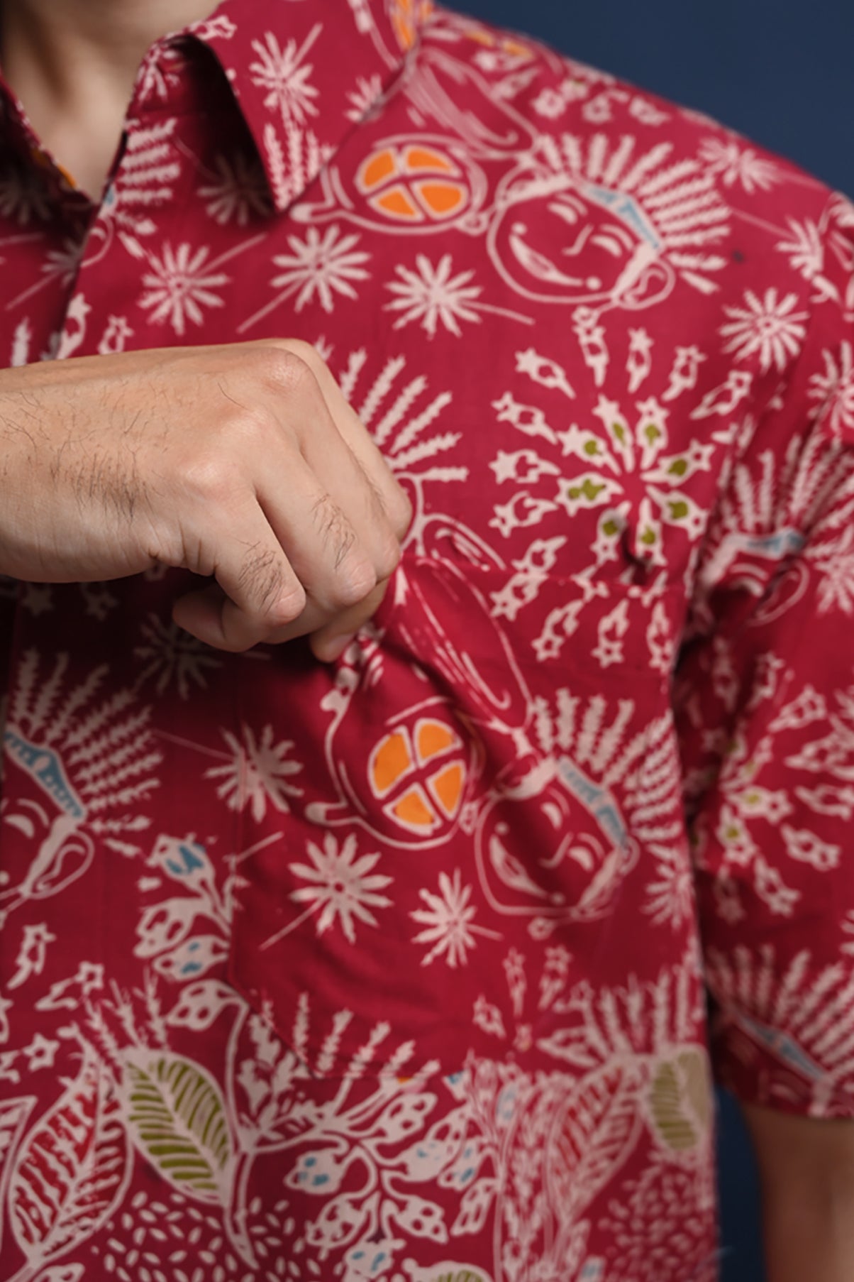 Betawi Red Short M0302