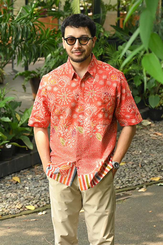 Betawi Orange Short M0305