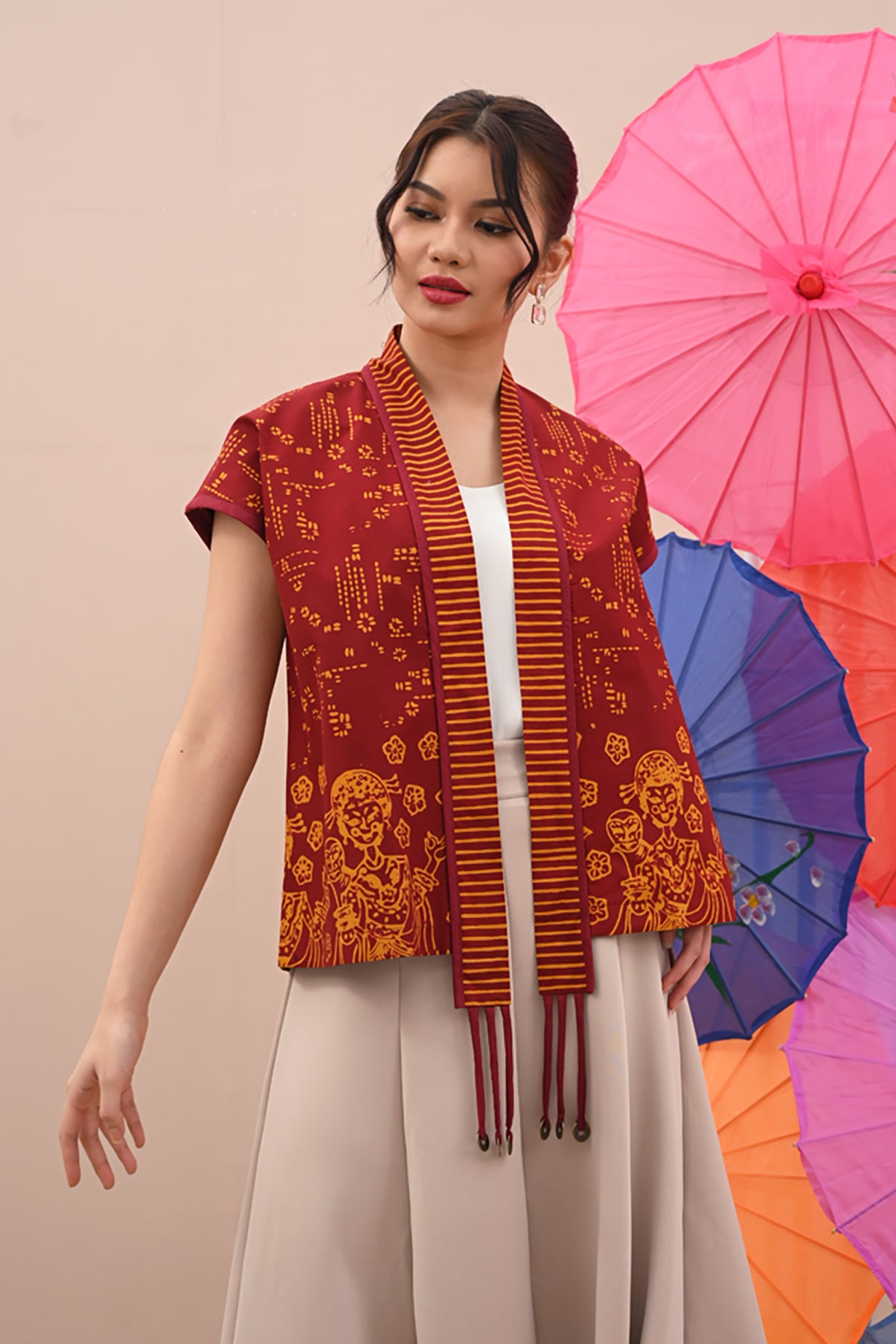Outer Koin Short Garut Betawi T4354