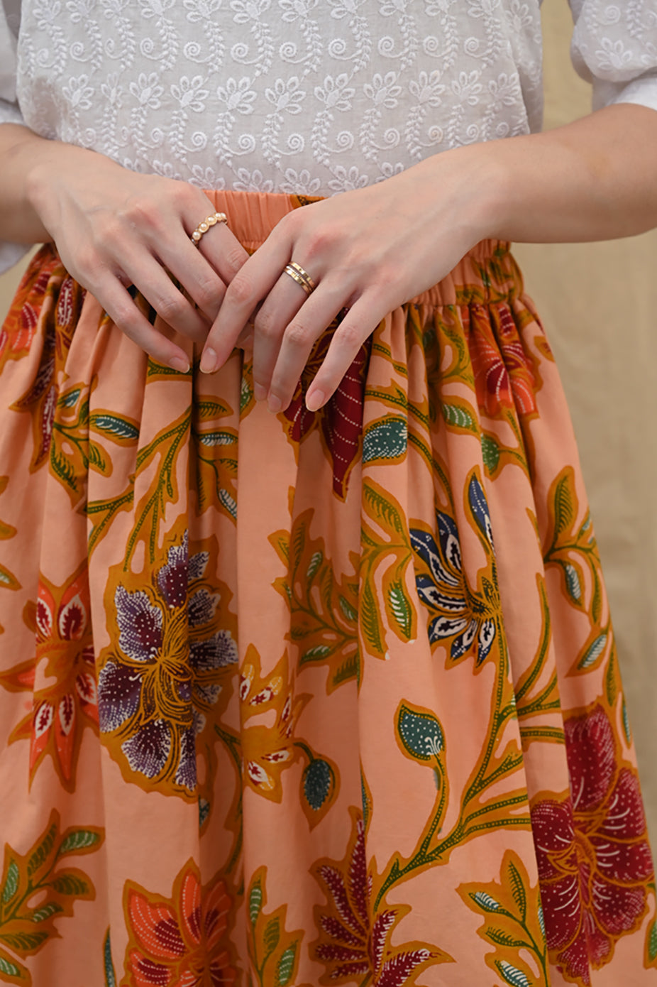 Keke Skirt Encim Orange P0310