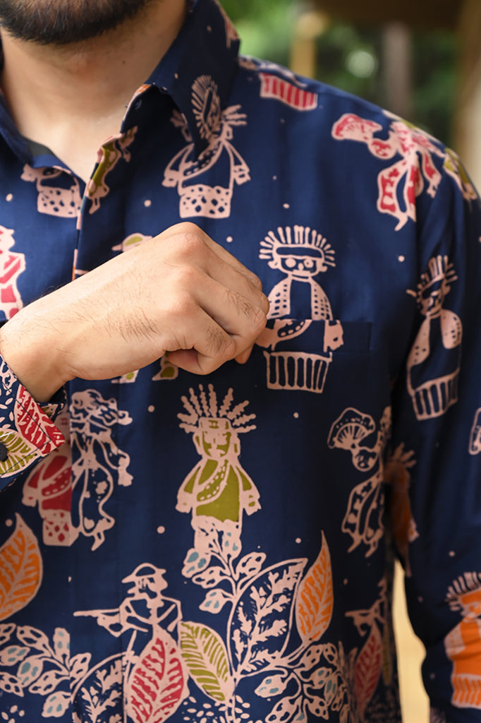 Betawi Blue Long L0151