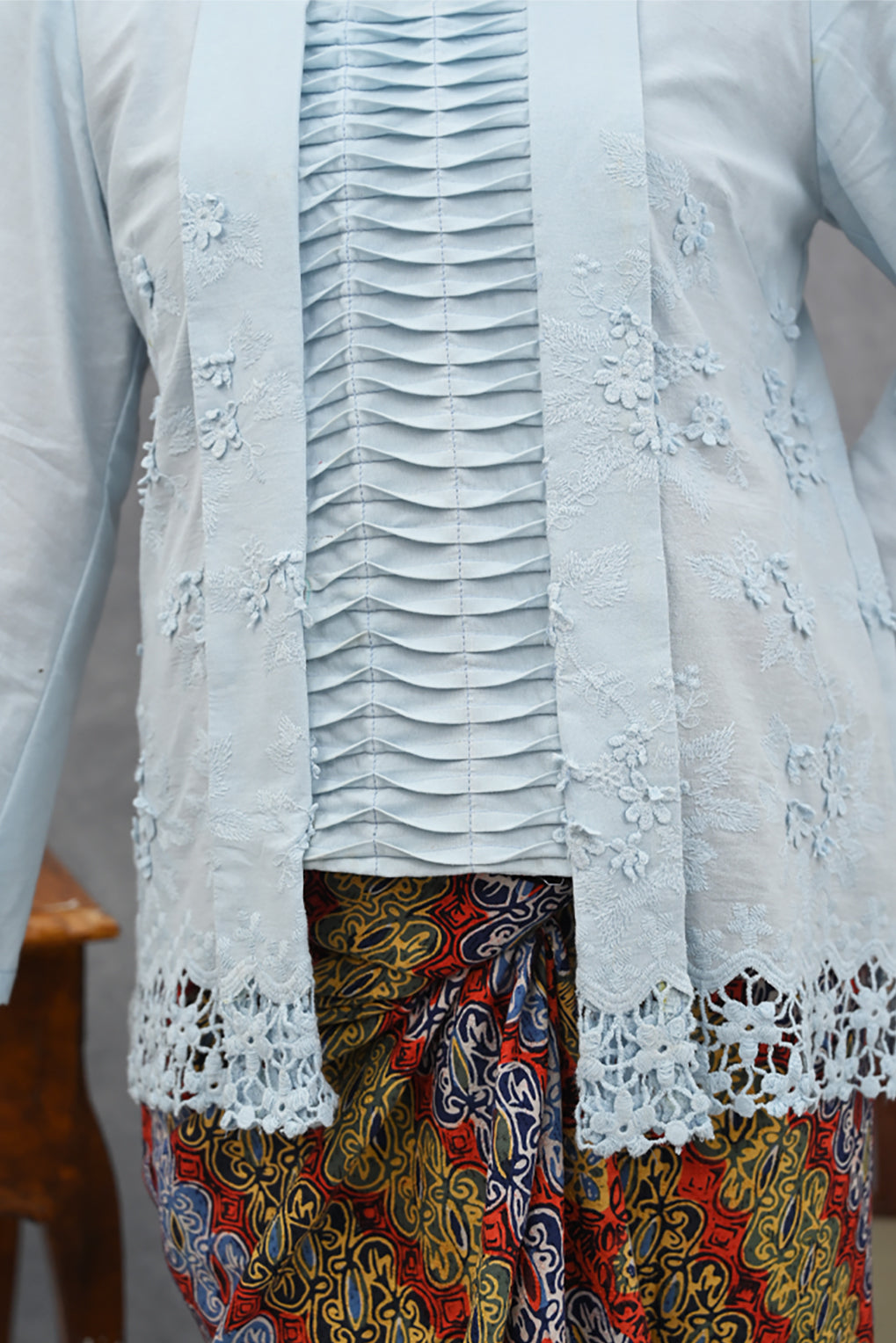 Kebaya Basic Blue T4043