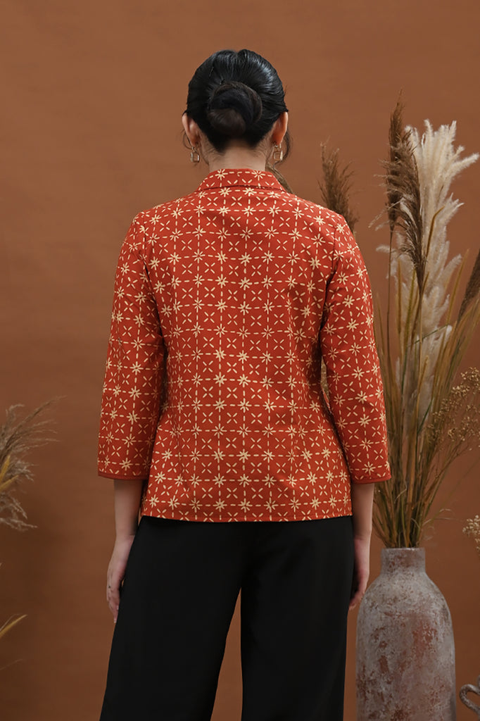 Kebaya Garut Orange T3052