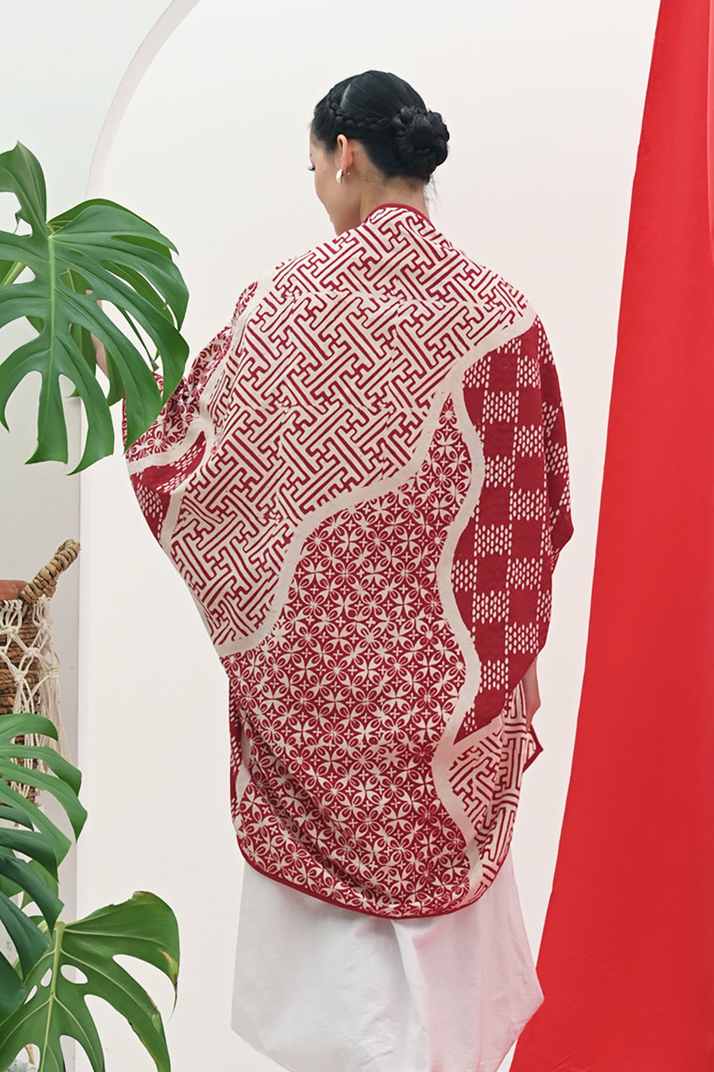 Outer Dobi Merah Putih T3085