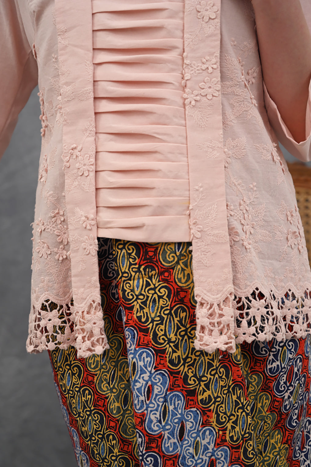 Kebaya Long Basic Pink T4051