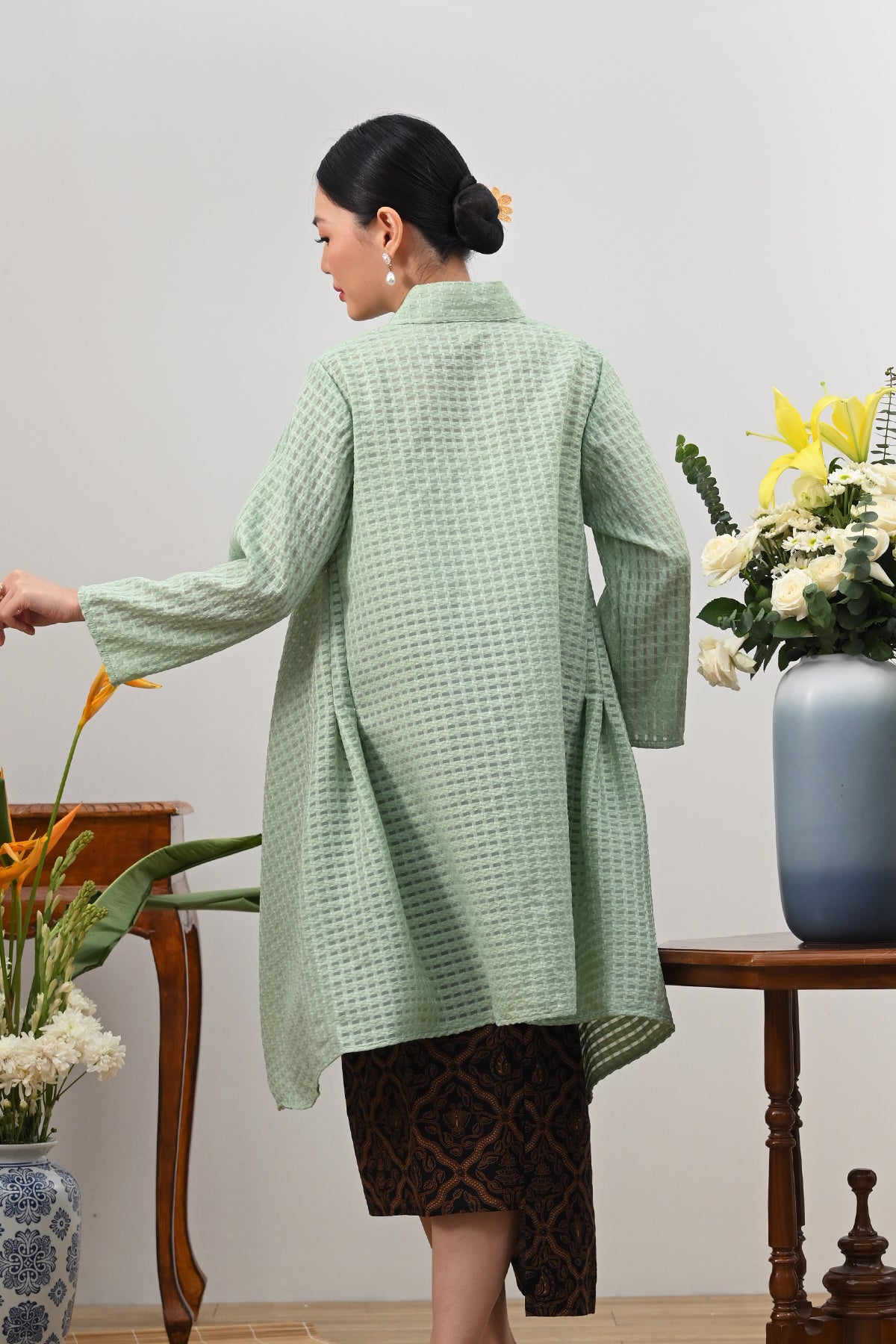Elena Organza Mint Basic T5609