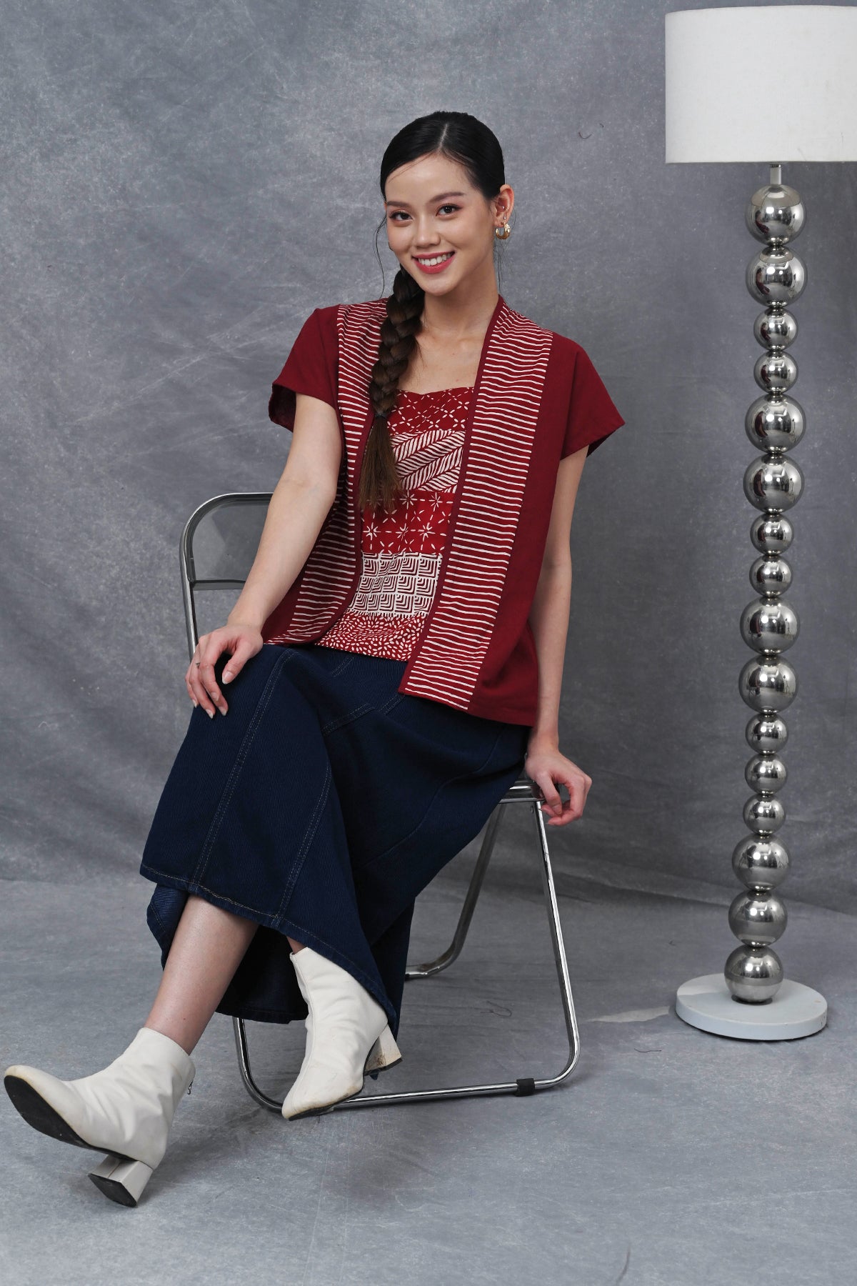 Kebaya Dhini Maroon PART0525