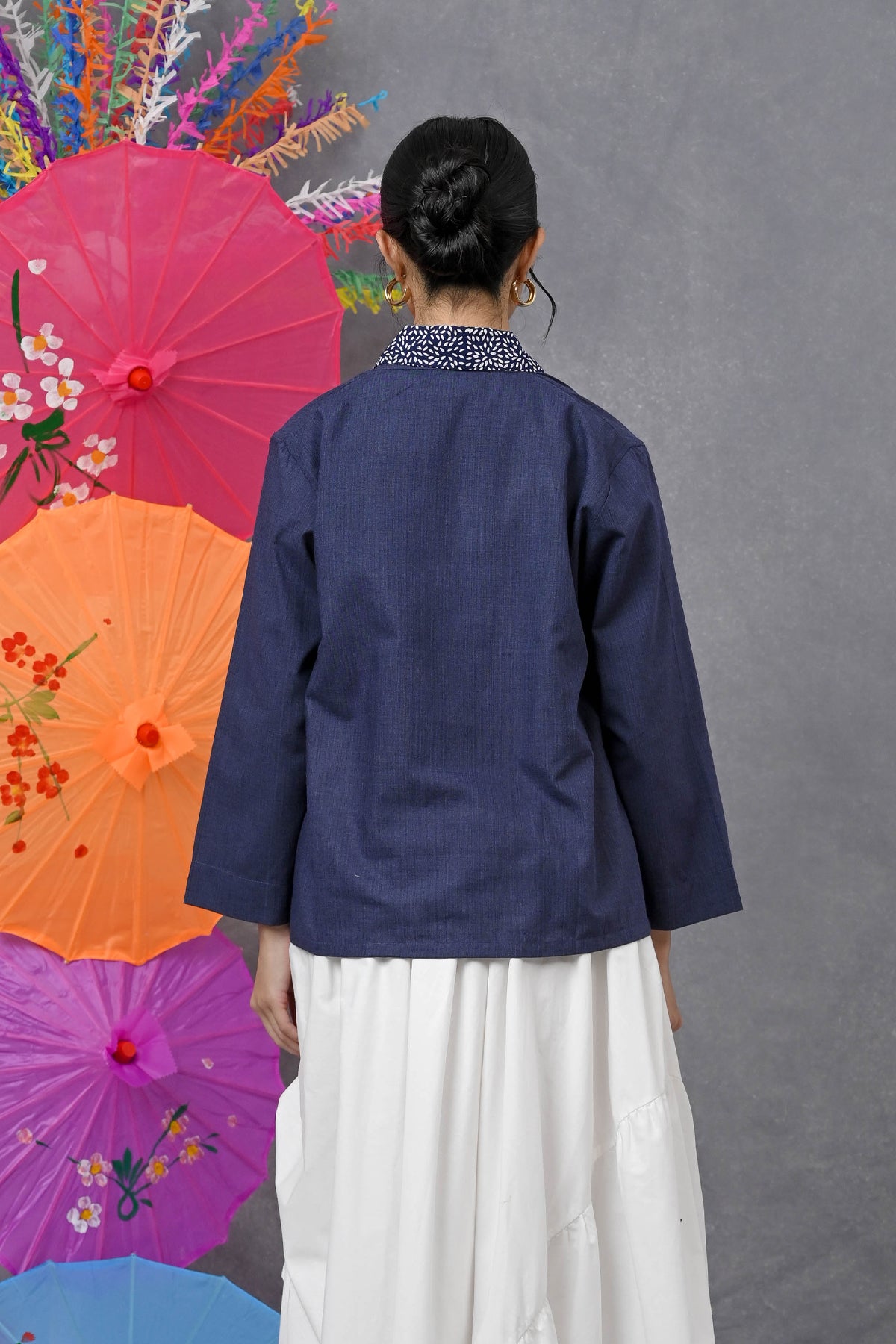Kebaya Long Navy PART0476