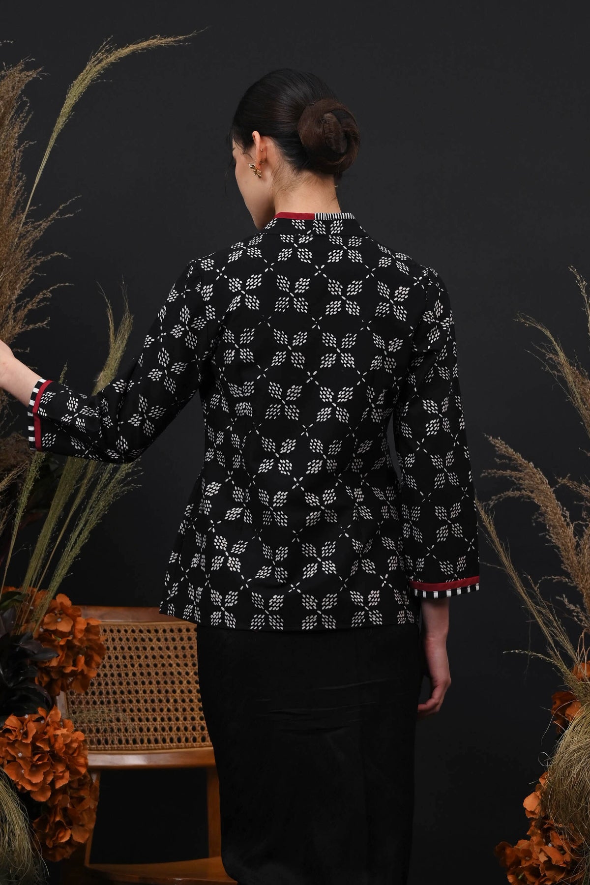 Kebaya Sashiko Cemani T6171