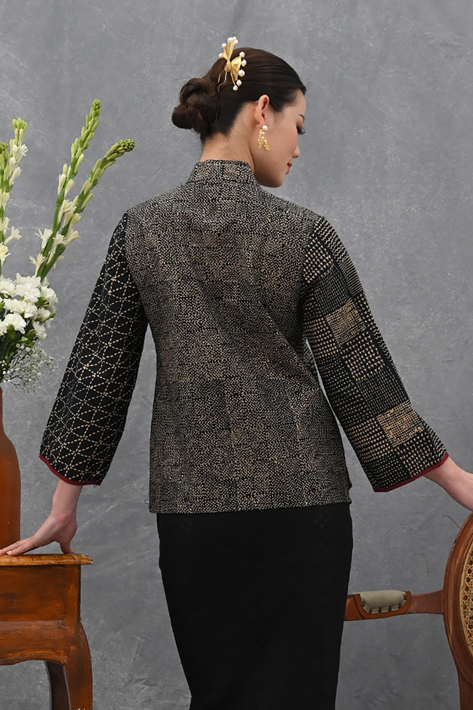 Adisty Long Garut Black T4023