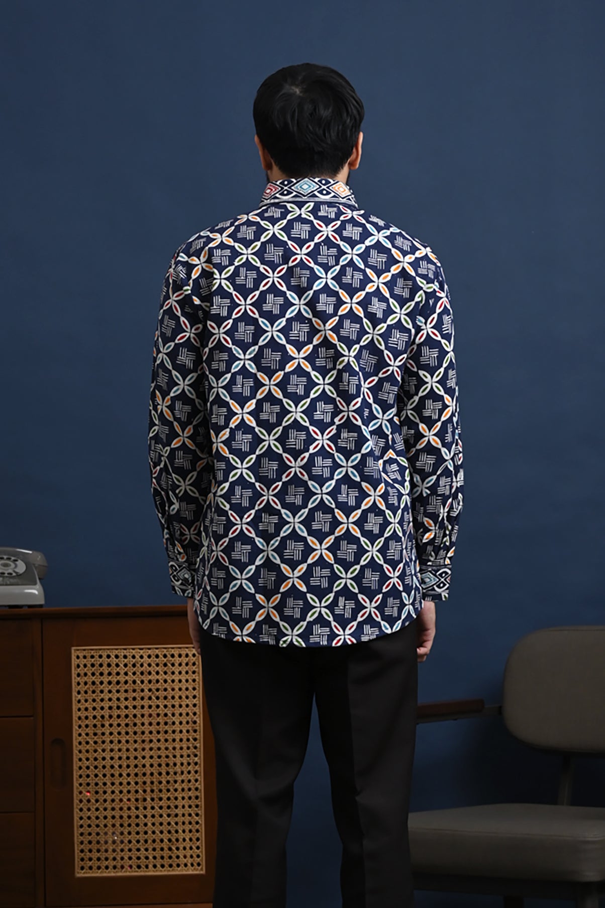 Banara Long Wonogiren Blue L0137