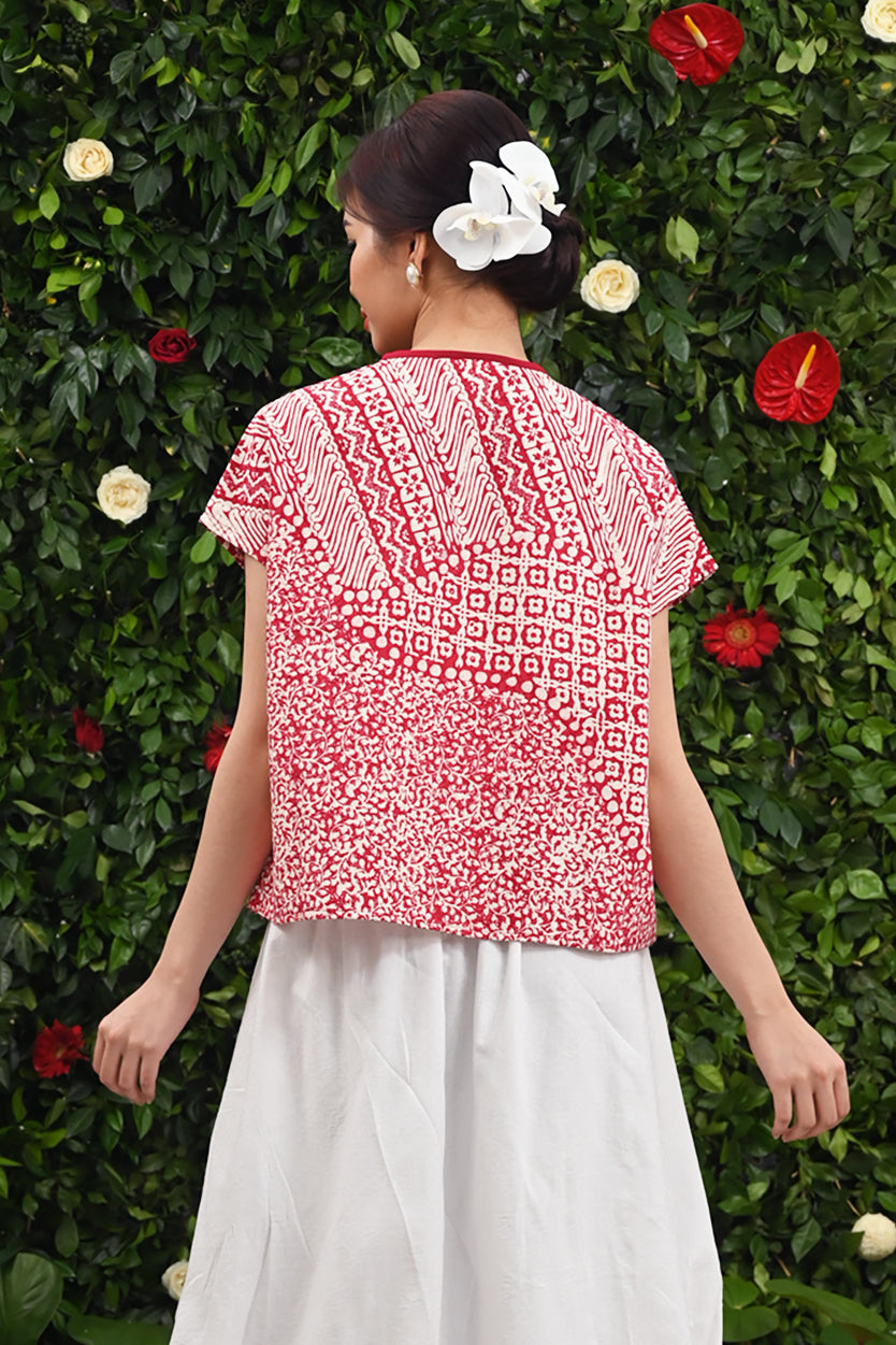 Dhinita Dobi Merah Putih T4446