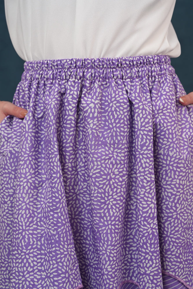 Tila Skirt Garut Purple P0452