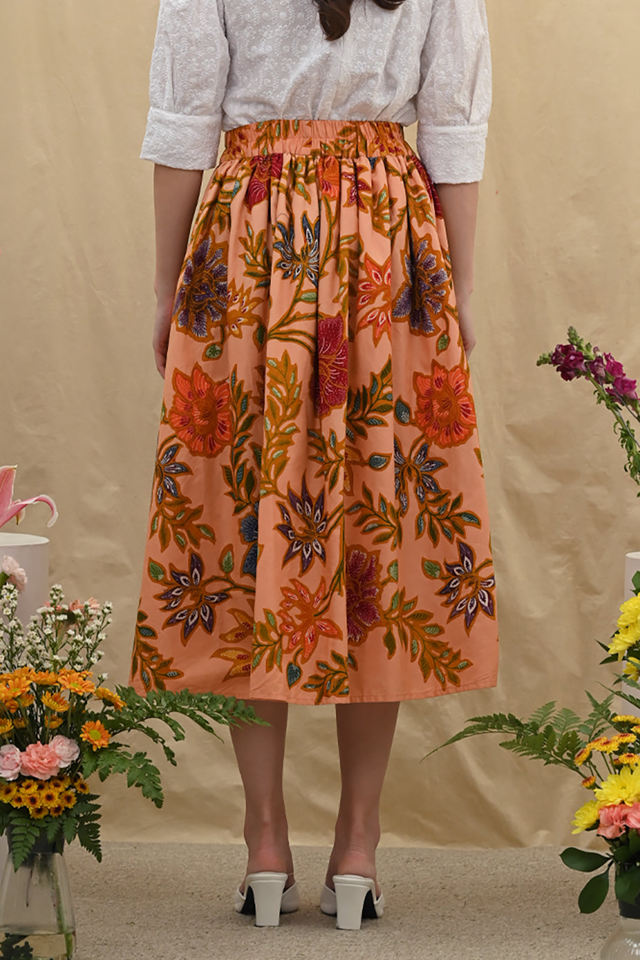 Keke Skirt Encim Orange P0310