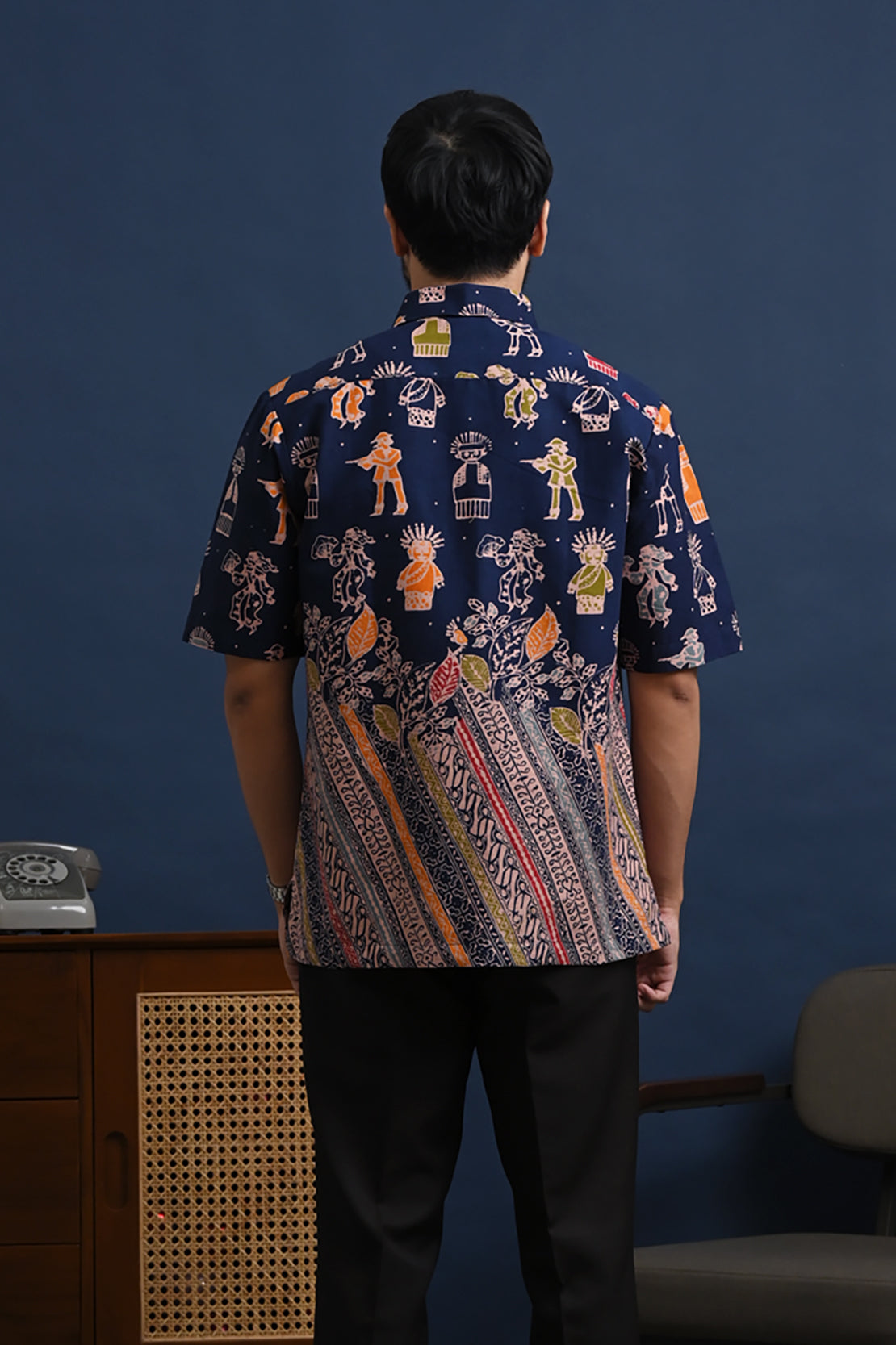 Betawi Blue Short M0299