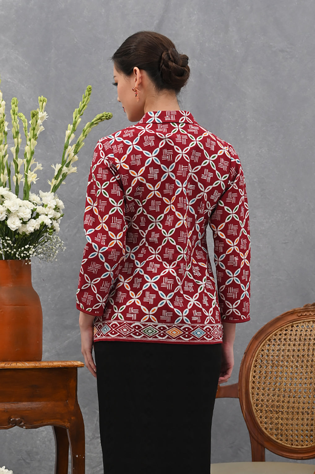 Kebaya Simbok Long Wonogiren T4037