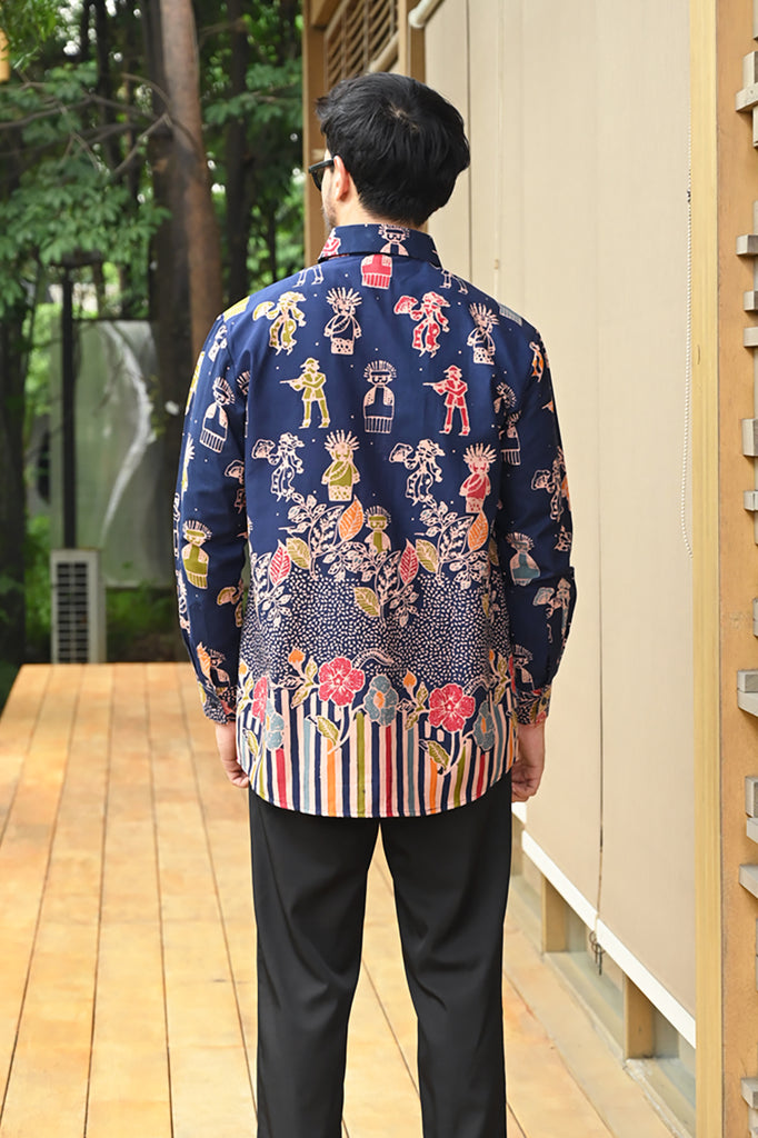 Betawi Blue Long L0151
