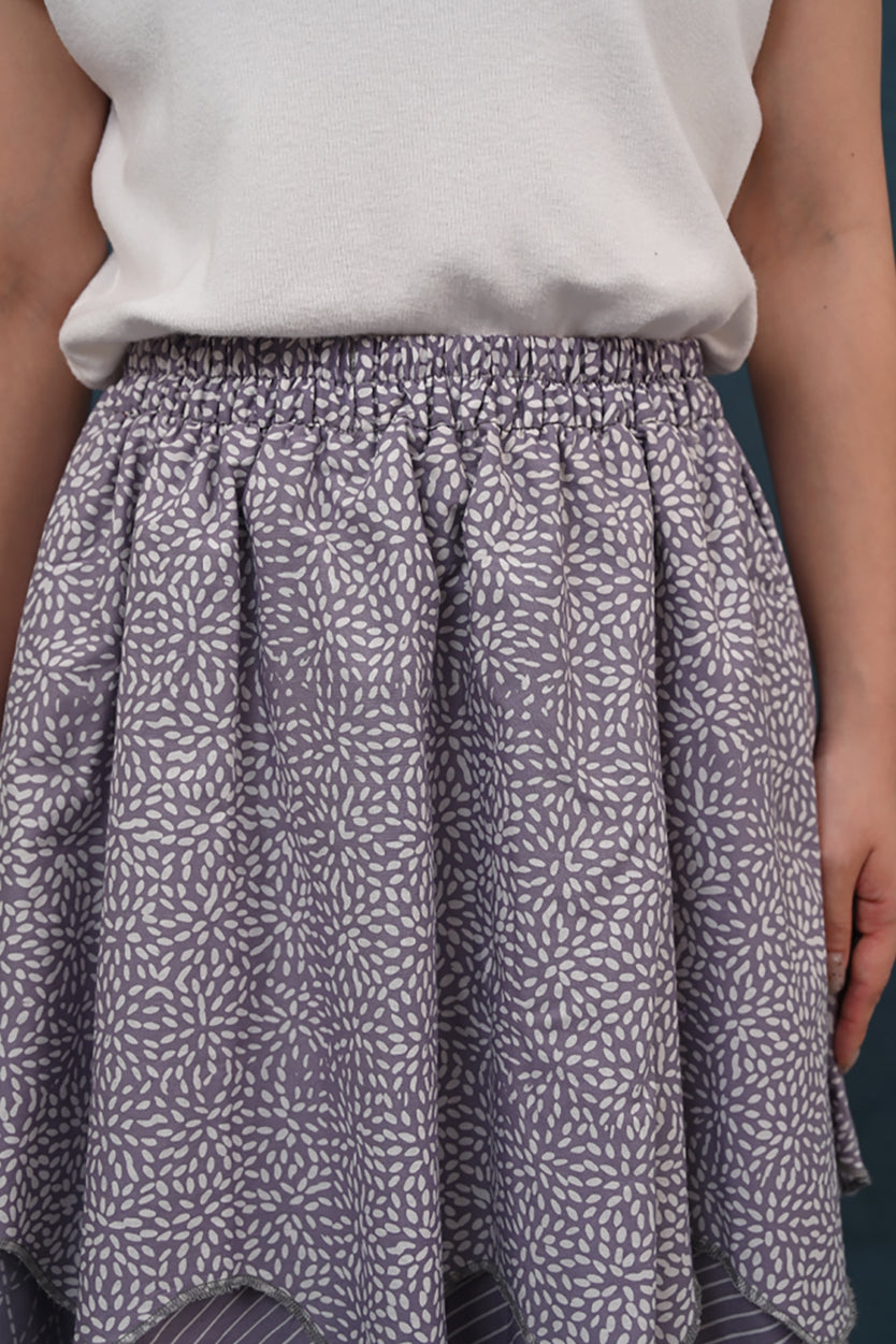 Tila Skirt Garut Grey P0450