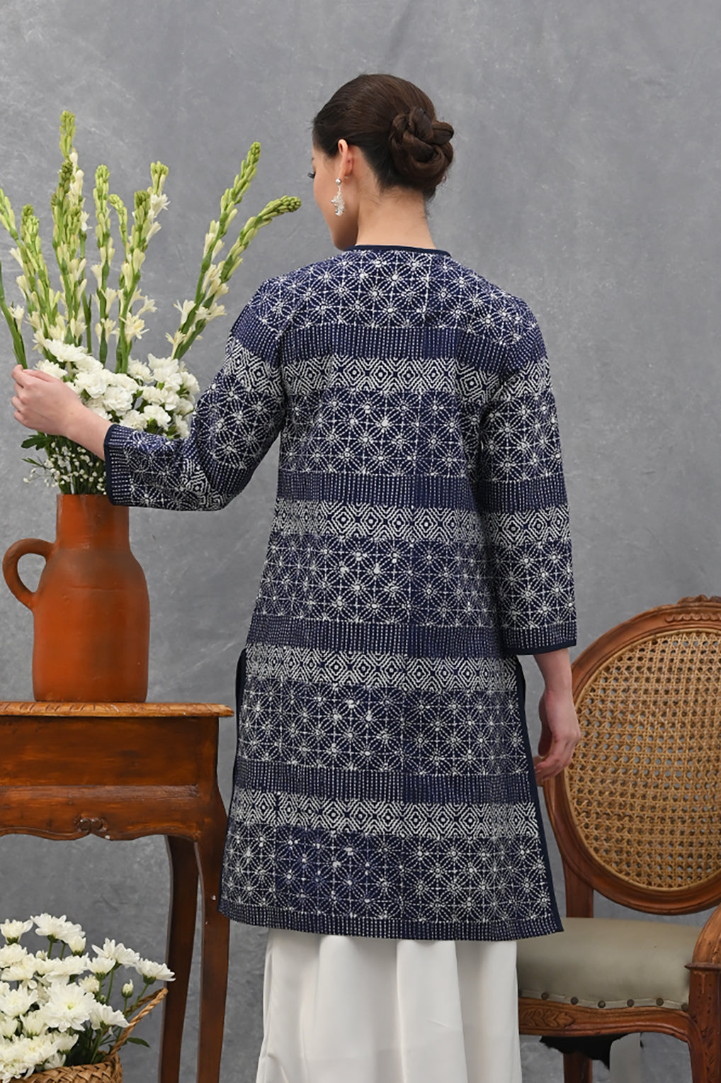 Ayala Tunik Garut Blue T4020