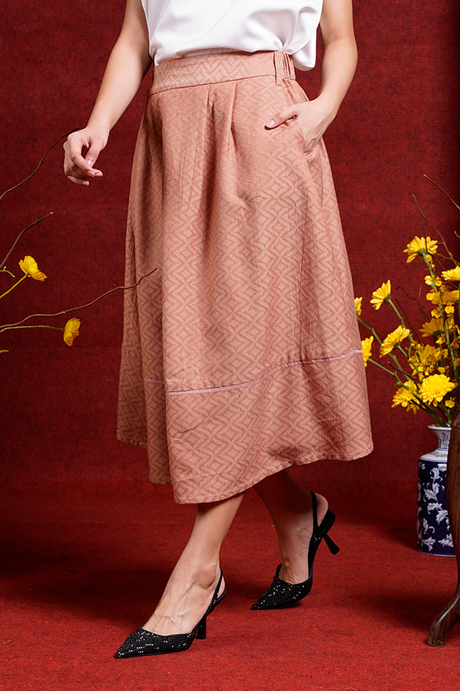 Ryujin Skirt CNY Brown P0183