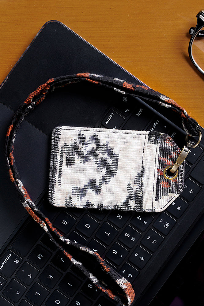 Lanyard White Tenun A0032