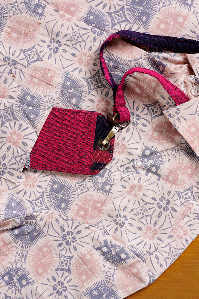 Lanyard Red Tenun A0028