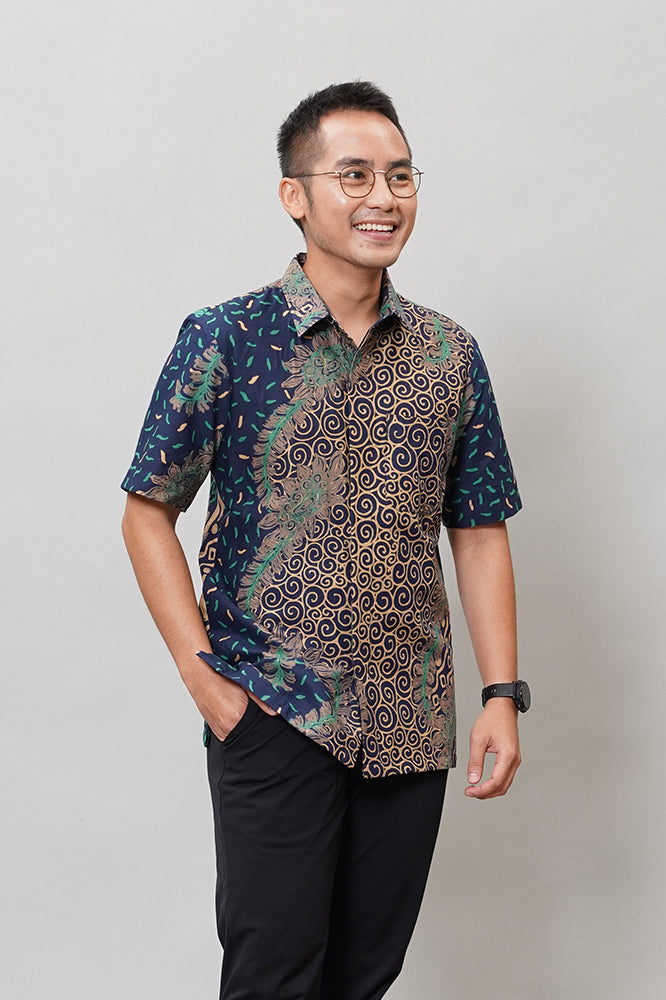 Blueish Short Sleeve M0199