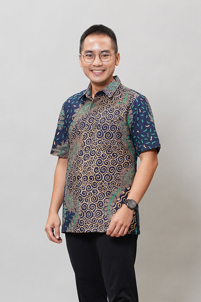 Blueish Short Sleeve M0199