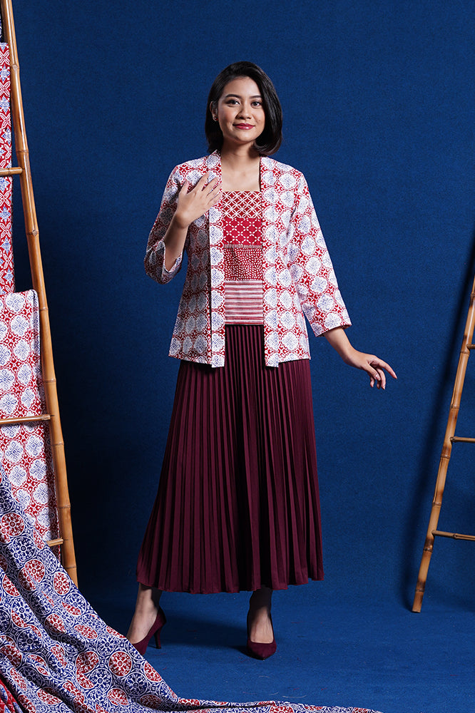 Kebaya Jlamprang Long T2608