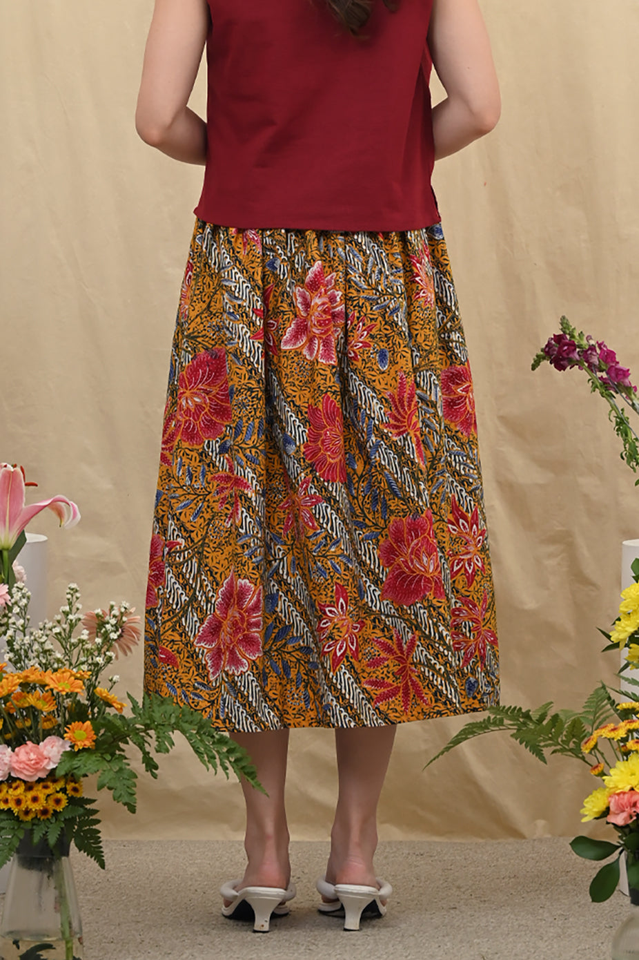 Keke Skirt Encim Yellow P0301