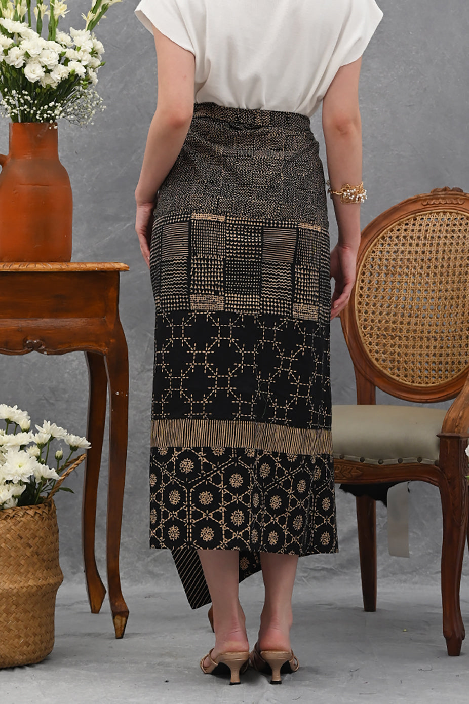 Lilit Skirt Garut Black P0476