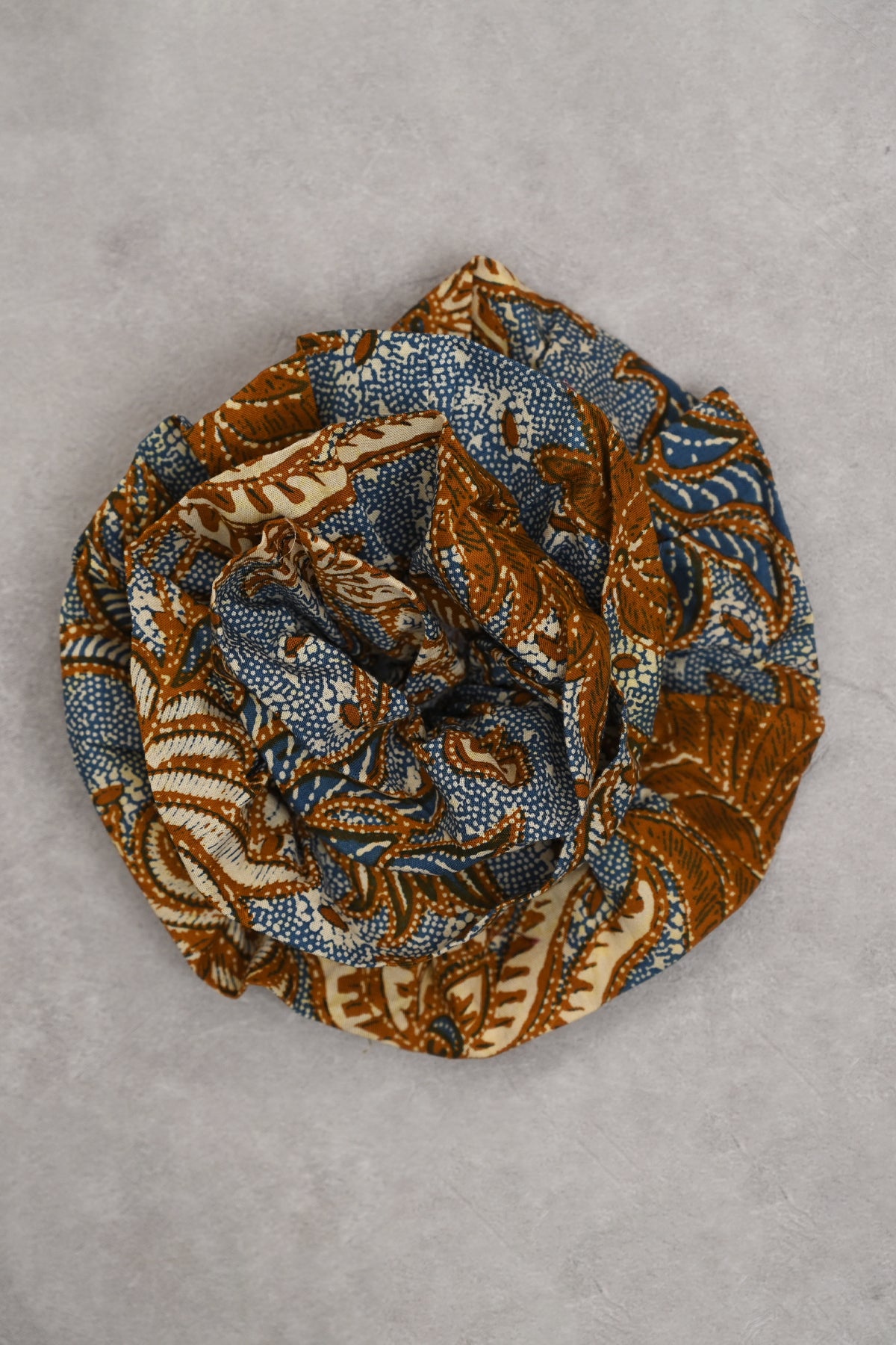 Bross Bunga Sogan Indigo A0132