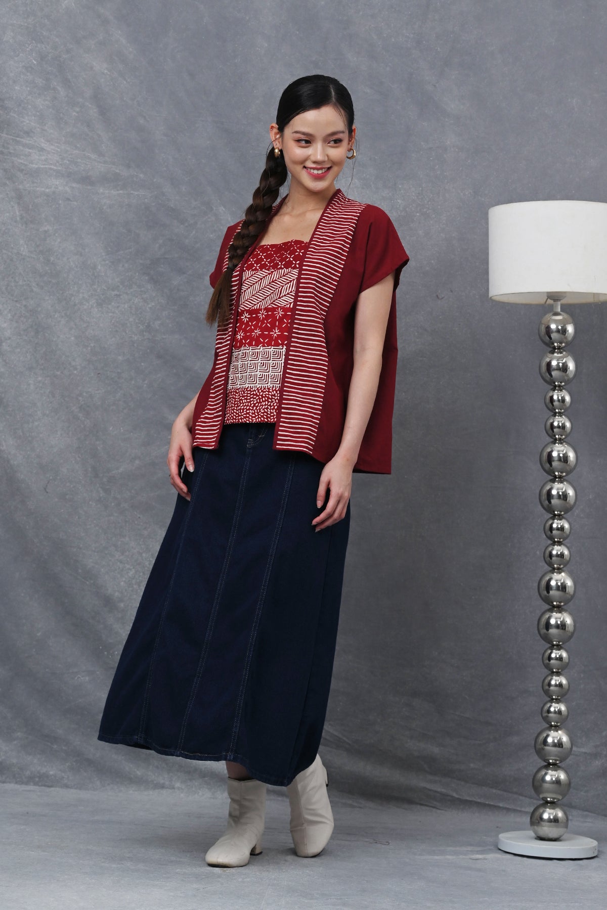 Kebaya Dhini Maroon PART0525