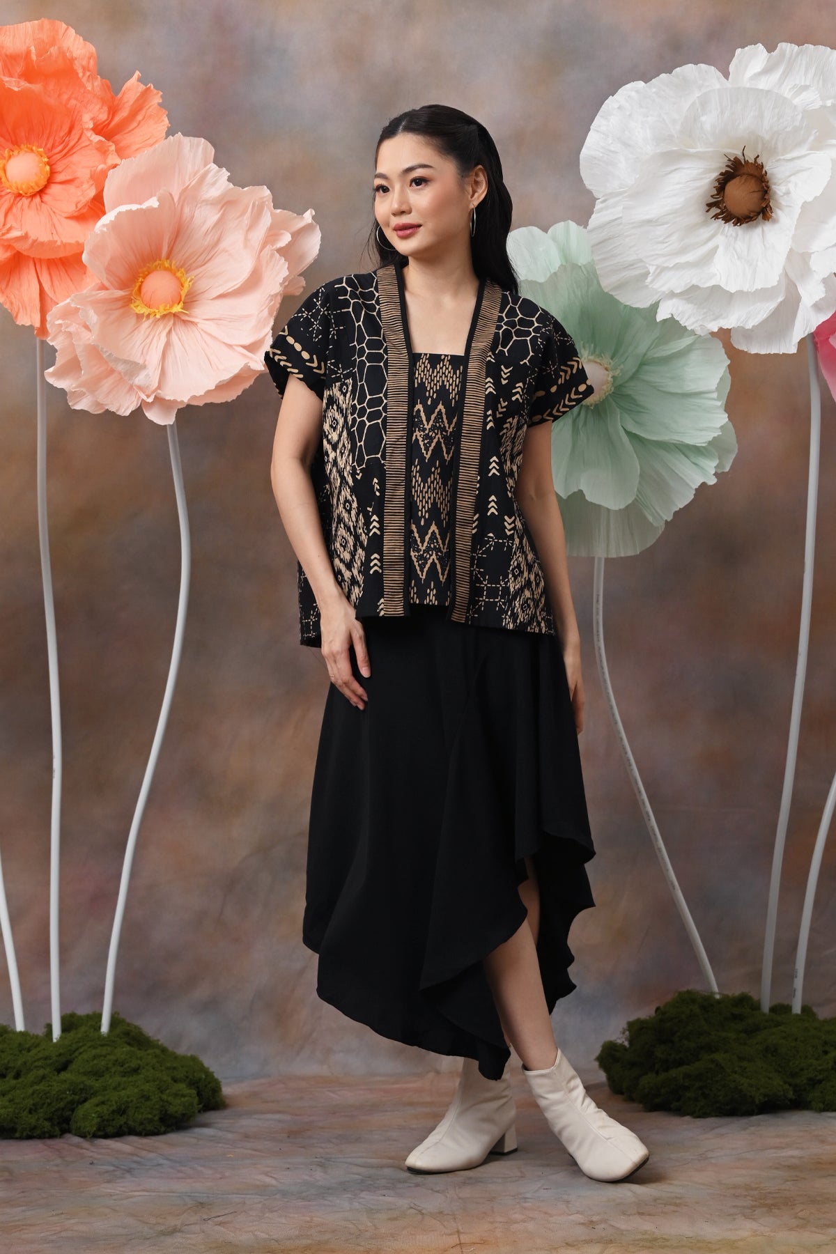 Kebaya Simple Black PART0400