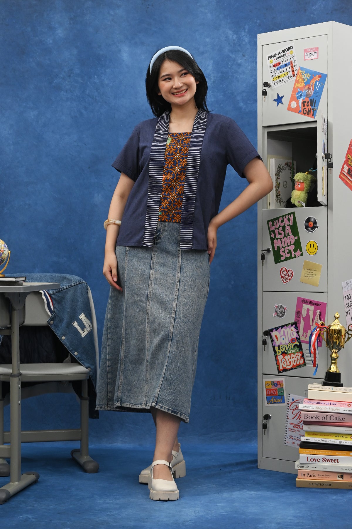 Kebaya Short Navy PART0473