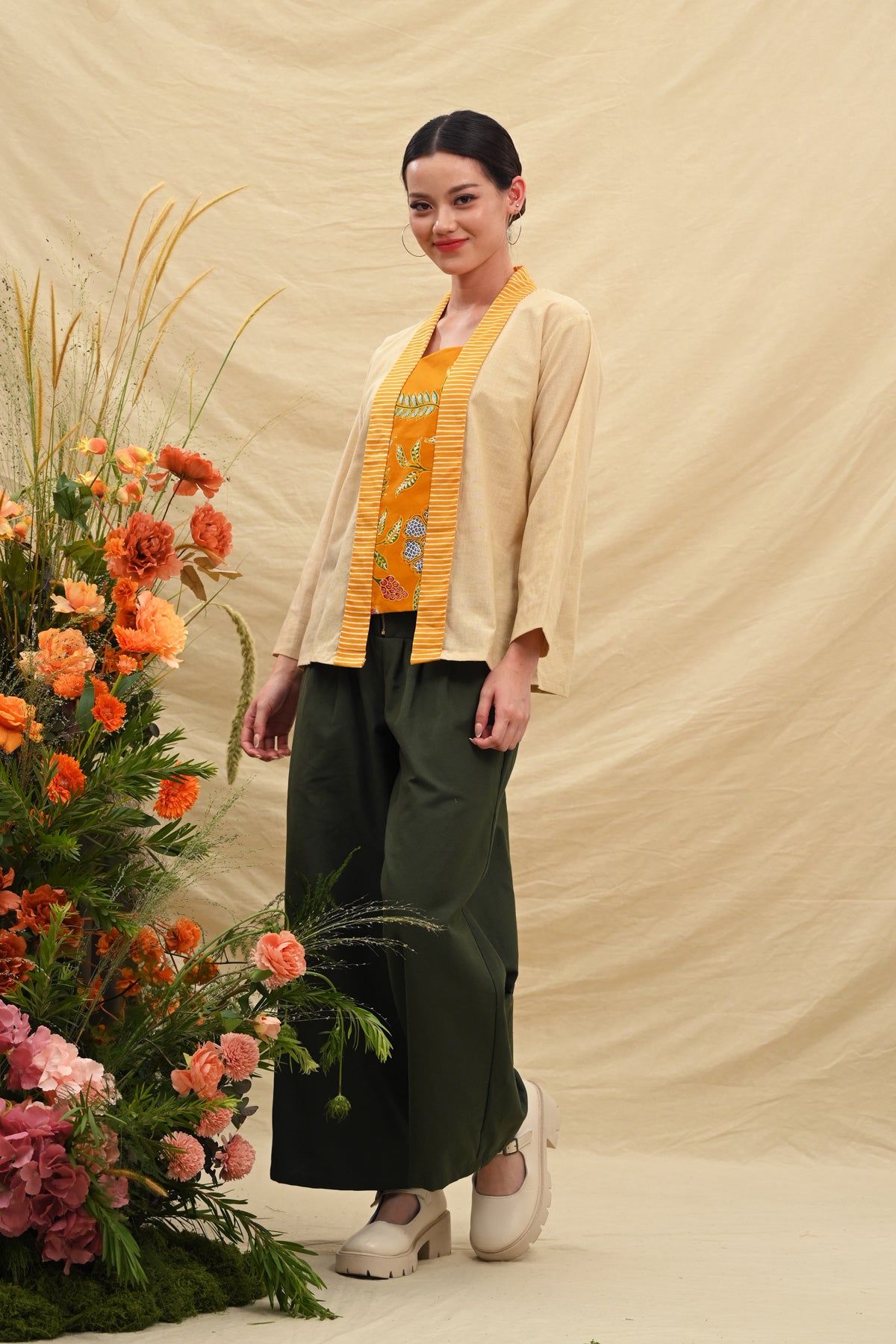 Kebaya Long Yellow PART0475
