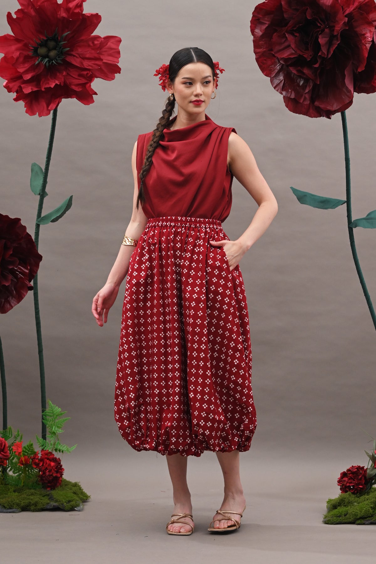 Baloon Skirt Garut CNY P0629
