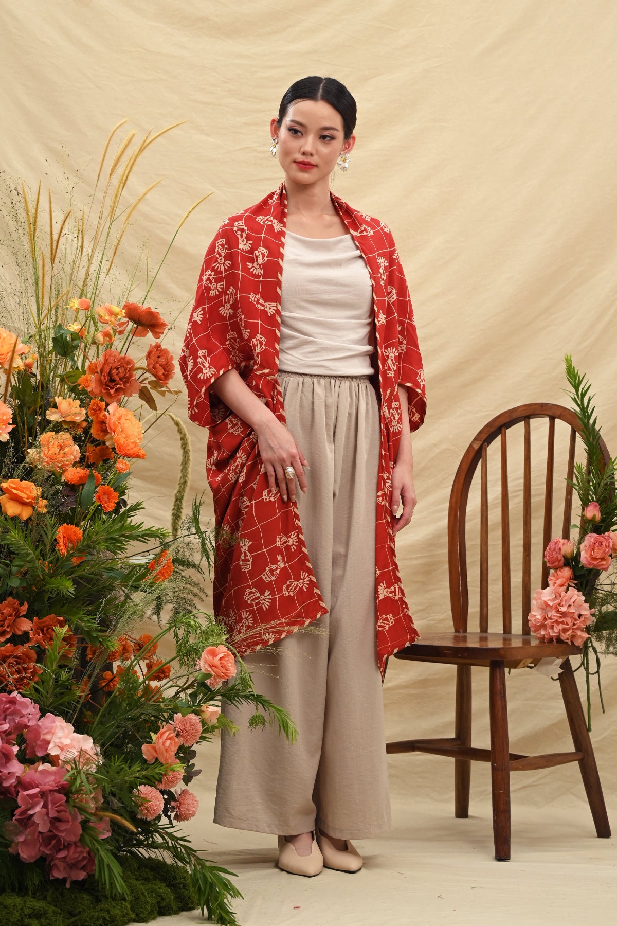 Outer Rayon Orange Betawi T5690