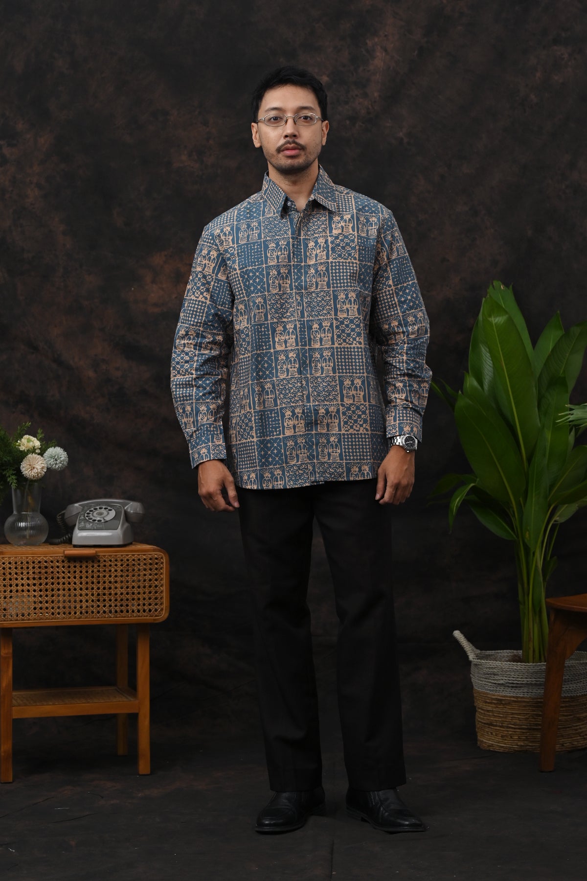 Ondel Betawi Torquoise Long L0195