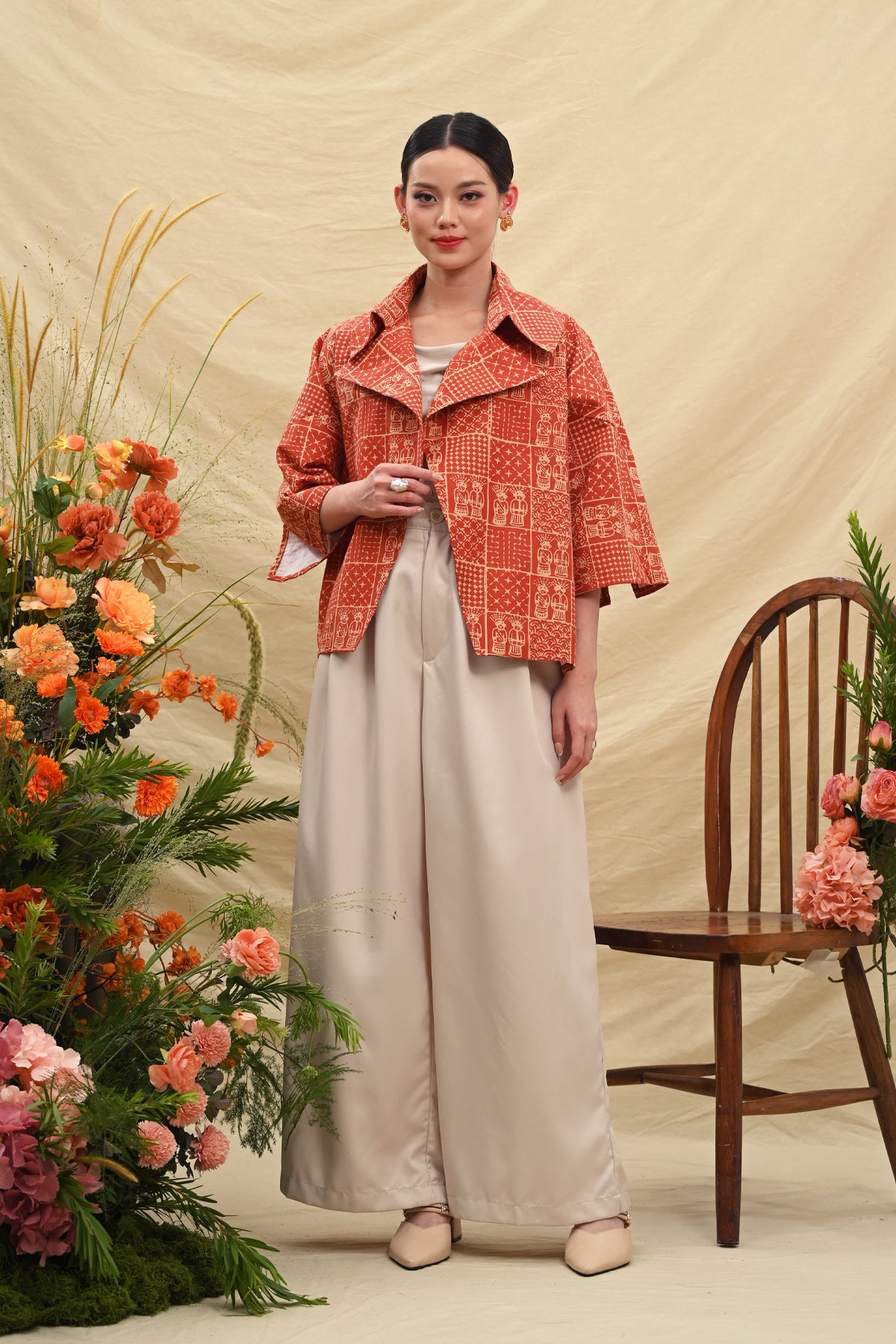Olga Garut Orange Betawi T5679